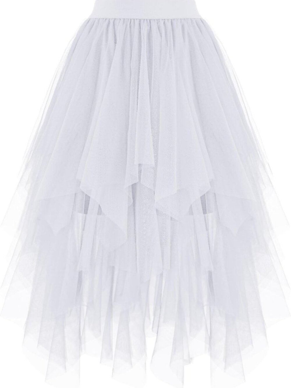 Layered High Low Puffy Tulle Skirt | Fairy Tale Style, Elegant & Flowy Fashion